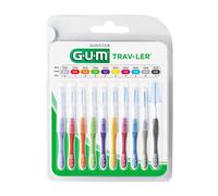 Sunstar Gum Trav-Ler confezione multipla 10 spazzolini interdentali - Spazzolini interdentali
