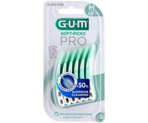 SUNSTAR ITALIANA Srl GUM SOFT PICK PRO M SCOVOLINI IN GOMMA 60 PEZZI