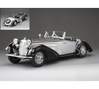 SUNSTAR SCALA 1:18 MODELLINO AUTO STATICO HORCH 855 SPECIAL ROADSTER 1939 1/18