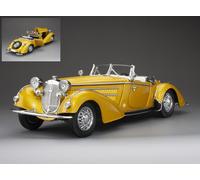 SUNSTAR SCALA 1:18 MODELLINO AUTO STATICO HORCH 855 SPECIAL ROADSTER 1939 ORO