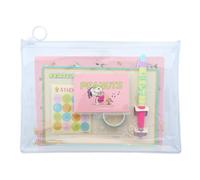 Sunstar Stationery - Set di cancelleria Snoopy, Rosa, Set di cancelleria