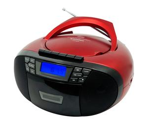 Sunstech CXUM53 Radiocassetta CD Rosso