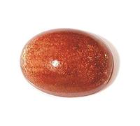 Sunstone B0C7N31W-1D - Pietra del sole, 12,25 ratti di qualità Aaa, Surya Mani naturale e certificata in laboratorio, pietra semipreziosa astrologica