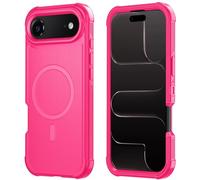 SunStory Custodia magnetica per iPhone 17 Air, compatibile con MagSafe, custodia integrale resistente a 3 strati, protezione contro le cadute di grado militare, custodia protettiva ibrida 3 in 1 per