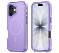 SunStory Custodia magnetica per iPhone 17, compatibile con MagSafe, custodia integrale resistente a 3 strati, protezione contro le cadute di grado militare, custodia protettiva ibrida 3 in 1 per