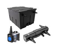 SunSun Kit ECO CBF 10000L Filtro, Pompa e UV-C per Laghetto