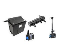 SunSun Kit ECO CBF 4000L Filtro a Camera, Pompa UV-C e Giochi d’Acqua