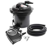 SunSun Set filtrante per laghetto CPF-280 Fino a 8000l UVC 11W Pompa NEO6000 Tubo