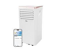 SUNTEC condizionatore portatile Coolfixx 9000 BTU Design rosé App - Condizionatore d'aria mobile con controllo Smart App - Deumidificatore per ambienti fino a 34 mq - Raffreddamento mobile