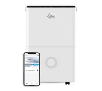 SUNTEC, DryFix 30 Select APP - Deumidificatore per ambienti fino a 100 m2 o 250 m3, deumidificatore con controllo app, deumidificatore Smart Home con 30 litri al giorno, asciugatore silenzioso e mobile
