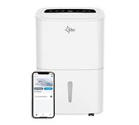 SUNTEC DryFix 50 select APP deumidificatore - Per ambienti fino a 180 m2 o 450 m3 - con controllo tramite app - Deumidificatore per ambienti Smart Home con 50 l/giorno di deumidificazione