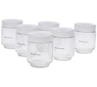 SUNTEC Macchina per yogurt con recipienti YOG-CUP-6-SET-8687 [Set di recipienti con 6 recipienti in vetro da 170 ml, incl. coperchio, adatto a macchina per yogurt YOG-8571 easy + YOG-8588 digital]