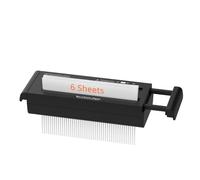 Suntiko - Piccolo distruggidocumenti per uso domestico, 6 fogli tagliati a strisce senza cestino, distruggidocumenti portatile, braccio estensibile con protezione da surriscaldamento per ufficio