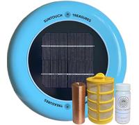 SUNTOUCH TREASURES - Solar Pool Maid Mineral System - Accessorio minerale galleggiante ad energia solare per il bilanciamento idrico della piscina - per piscine d'acqua dolce e salata (alta capacità)