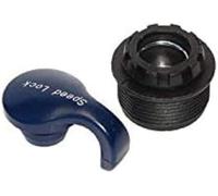 Suntour 2220596153 - Coperchio a vite per adulti, unisex, colore: nero/blu, taglia unica