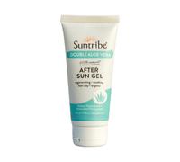 Bio Aftersun Gel doppio Aloe Vera/100 ml - 100% naturale e vegano - ialuronico idratante + estratto di melograno antiossidante - senza profumo