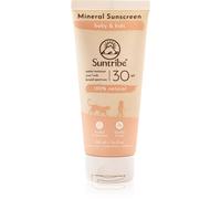 Suntribe Crema solare minerale biologica per bambini e ragazzi, imperm