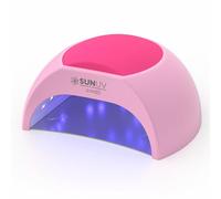 SUNUV Lampada UV LED per unghie, con 4 impostazioni di timer, 33 LED, compatibile con tutti gli smalti gel, sensore automatico, base rimovibile, SUN2C, rosa