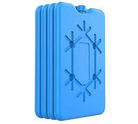 sunVigorous Ghiaccio per Borsa Termica - Borsa Termica - 4 Ogni 200 ml mattonelle Ghiaccio Sacchetto Sottile Riutilizzabile per Il congelamento, Mantenere Gli Alimenti freschi