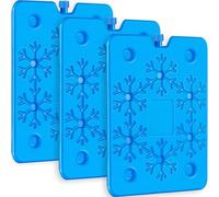 sunVigorous Set di 3 Ghiaccio 800 ml, Ideali per Contenitori Termici, Ultra-piatte1,5cm & Anti-perdite, Elementi refrigeranti riutilizzabili per Campeggio, Picnic, Pesca, Freddo prolung (3)