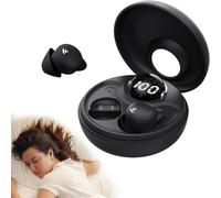 sunvito Sleep Earbuds for Side Sleepers, Mini Auricolari Wireless Bluetooth 5.3 Auricolari per Dormire, Auricolari Nascosti con Display di Alimentazione per Esercizio, Lavoro, Escursionismo(Nero)