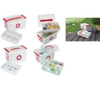 Sunware® First Aid Box La Q-Line 6.0 L-30,0 x 20,0 x 14,5 cm bianco/rosso NEW