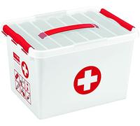 contenitori per occhiali da sole Apo.box the q-line 22l wÃ/rt 22,0 l - 40,0 x 30,0 x 26,0 cm bianco/rosso