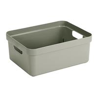 Sunware Sigma Home contenitore plastica 24L - 44,5x34,5x18,3cm - contenitori plastica per bagno e cucina organizer - compatibile con coperchio (venduto separatamente)