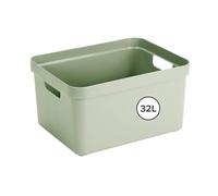 Sunware Sigma Home contenitore plastica 32L - 44,5x34,5x24,3cm - contenitori plastica per bagno e cucina organizer - compatibile con coperchio (venduto separatamente)