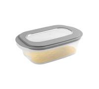 Sunware Sigma Home Porta Formaggio 1,8L - 26,5 x 17,2 x 8 cm - Contenitore Frigorifero per Formaggi con Vassoio - Scatola Formaggio Trasparente