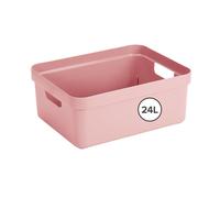 Sunware Sigma Home scatola portaoggetti 24L rosa 44.5x34.5x18.3cm contenitore