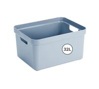 Sunware Sigma Home Storage Box, Blu Grigio, 32 Litri
