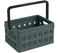 Sunware Square Folding Box with Handle, Anthracite/Black, One Size