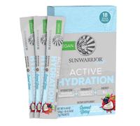 Sunwarrior Warrior Active Hydration Electrolytes, Coconut-Blueberry - 18 Sachets