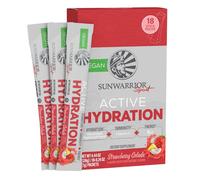 Sunwarrior Warrior Active Hydration Electrolytes, Strawberry Colada - 18 Sachets