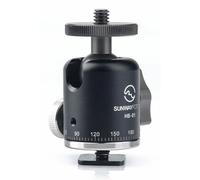 Sunwayfoto Testa a sfera Mini HB-01 con adattatore per slitta a contatto caldo