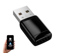 Sunweyer Adattatore CarPlay wireless S31 2026 e dongle auto Android, design ultra sottile da 7,5 mm più piccolo al mondo, aggiornamento cablato a wireless, coppia rapida Bluetooth, aggiornamenti OTA