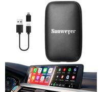 Sunweyer Adattatore Wireless Per Carplay Android Auto Integrato Youtube & Netflix Compatibile Con Le Auto Carplay Cablate In Fabbrica A Dongle Carplay Wireless Ai Box Converter