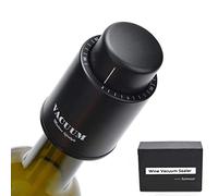 Sunwuun 2 Pezzi Tappo Vino Sottovuoto, Tappi di Tappi Bottiglie Sottovuoto, Conservatori di Vino Riutilizzabili, Tappi per Vino Keep Fresh, i Migliori Natale Regali per Gli Amanti del Vino