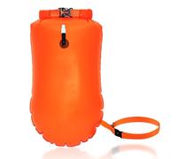 SUNXBUK Boa di Nuotata,Boa Gonfiabile per Nuoto,Boa da Nuoto Acque Libere con Cintura in Vita Regolabile,Boa Nuoto Acque Libere Accessori,per Triathlon,Kayak