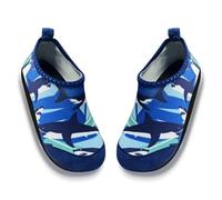 SUNXBUK Pantofole per Bambini,Ciabatte Bambini per Ragazzi,Ciabatte Squalo Bambino Antiscivolo & Leggero,Scarpe Antiscivolo Bambini Danno Sensazione Camminare Piedi Nudi 32-33 EU
