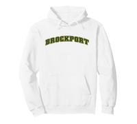 SUNY Brockport Golden Eagles Arch Felpa con Cappuccio
