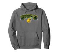 SUNY Brockport Golden Eagles Banner Logo Felpa con Cappuccio