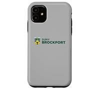 SUNY Brockport Golden Eagles Institutional Shield Logo Custodia per iPhone 11