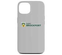 SUNY Brockport Golden Eagles Institutional Shield Logo Custodia per iPhone 13