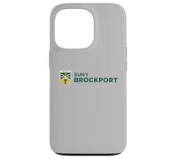 SUNY Brockport Golden Eagles Institutional Shield Logo Custodia per iPhone 13 Pro
