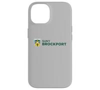 SUNY Brockport Golden Eagles Institutional Shield Logo Custodia per iPhone 14