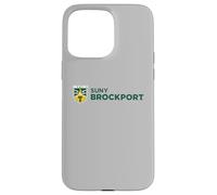 SUNY Brockport Golden Eagles Institutional Shield Logo Custodia per iPhone 15 Pro Max