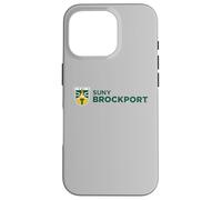 SUNY Brockport Golden Eagles Institutional Shield Logo Custodia per iPhone 16 Pro