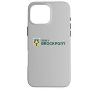 SUNY Brockport Golden Eagles Institutional Shield Logo Custodia per iPhone 16 Pro Max